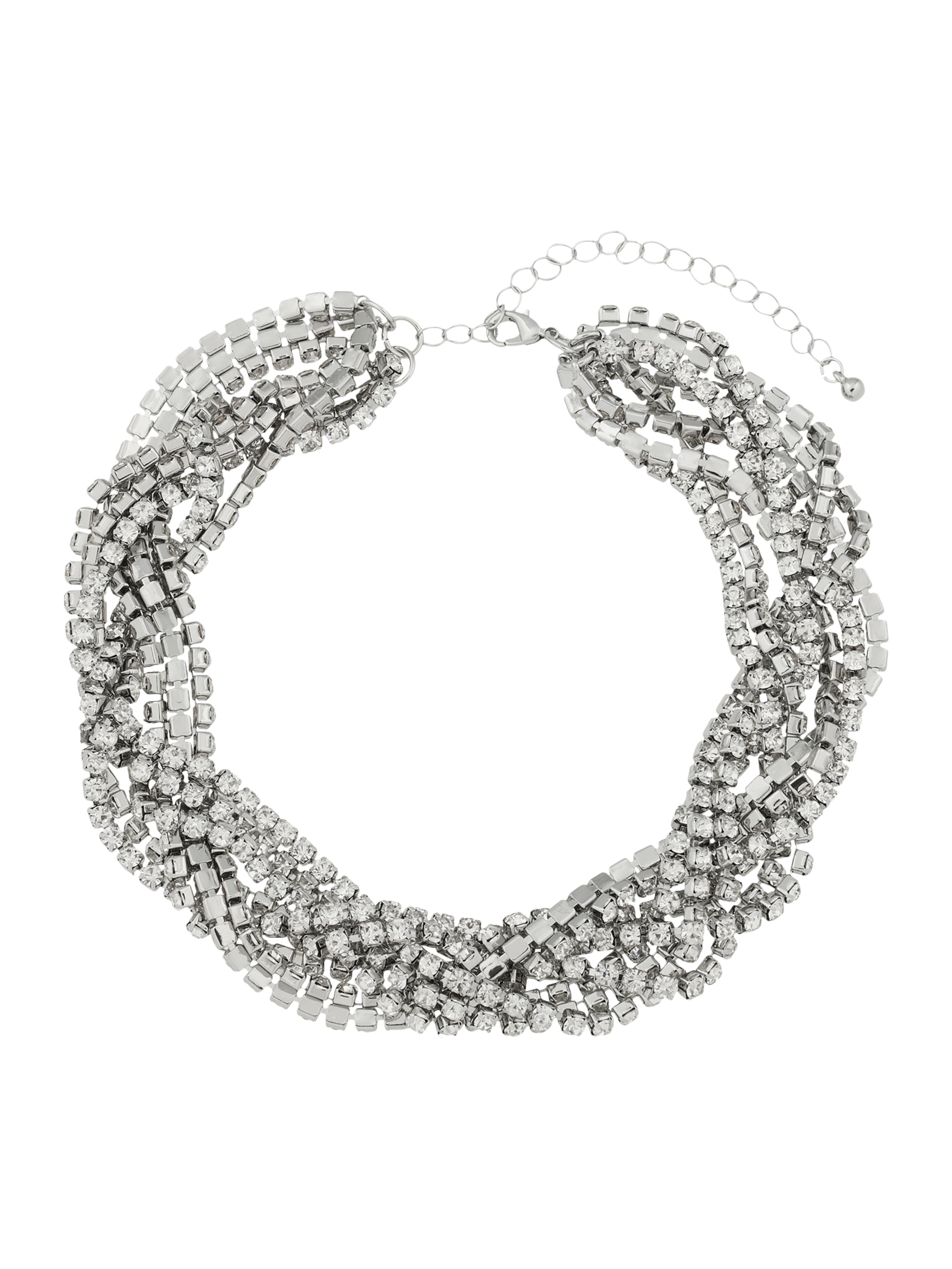 ABOUT YOU Verižica | srebrna barva: sprednja stran