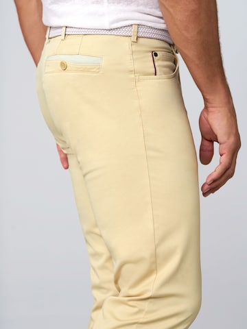 Regular Pantalon chino 'Diego' MEYER en jaune