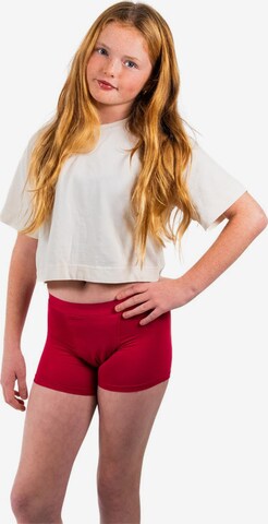 Moodies Undies Onderbroek 'Boyshort Hevig' in Rood: voorkant