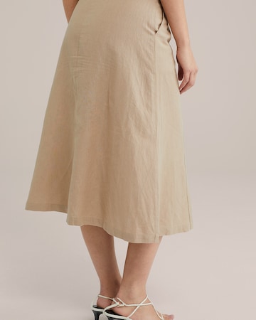 WE Fashion Skirt in Beige