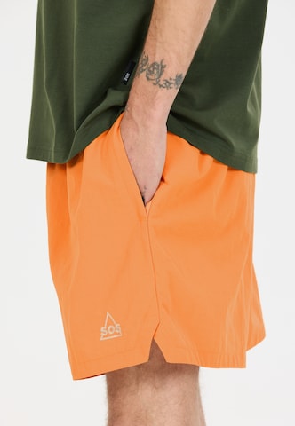 SOS Regular Shorts 'Whitsunday' in Orange