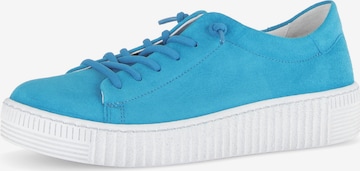 GABOR Schnürschuh in Grün: Vorderseite