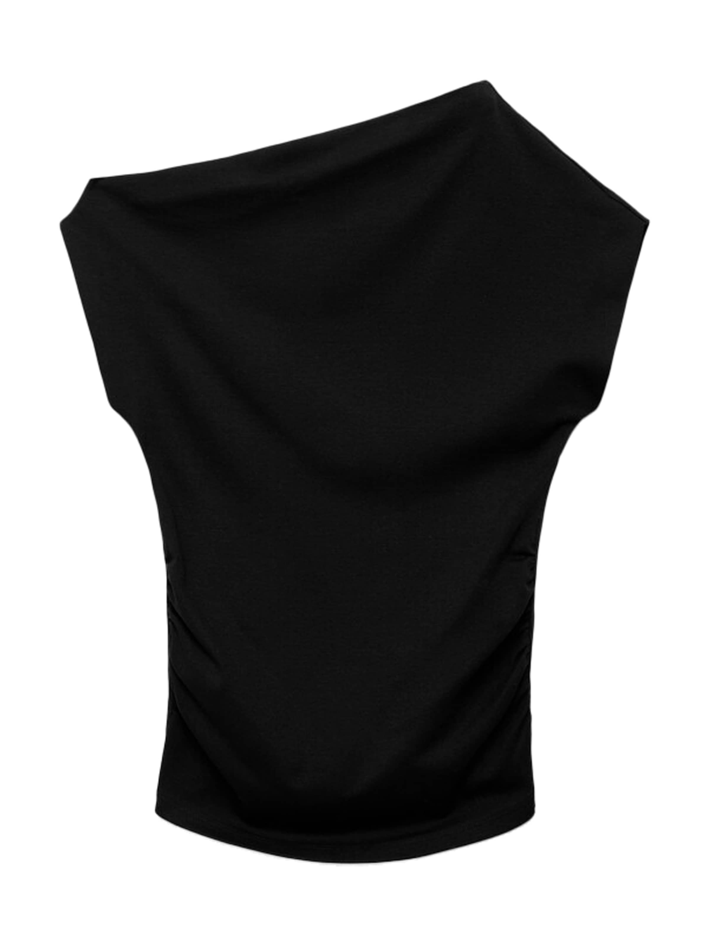 T-shirt 'JULI' MANGO en noir : devant