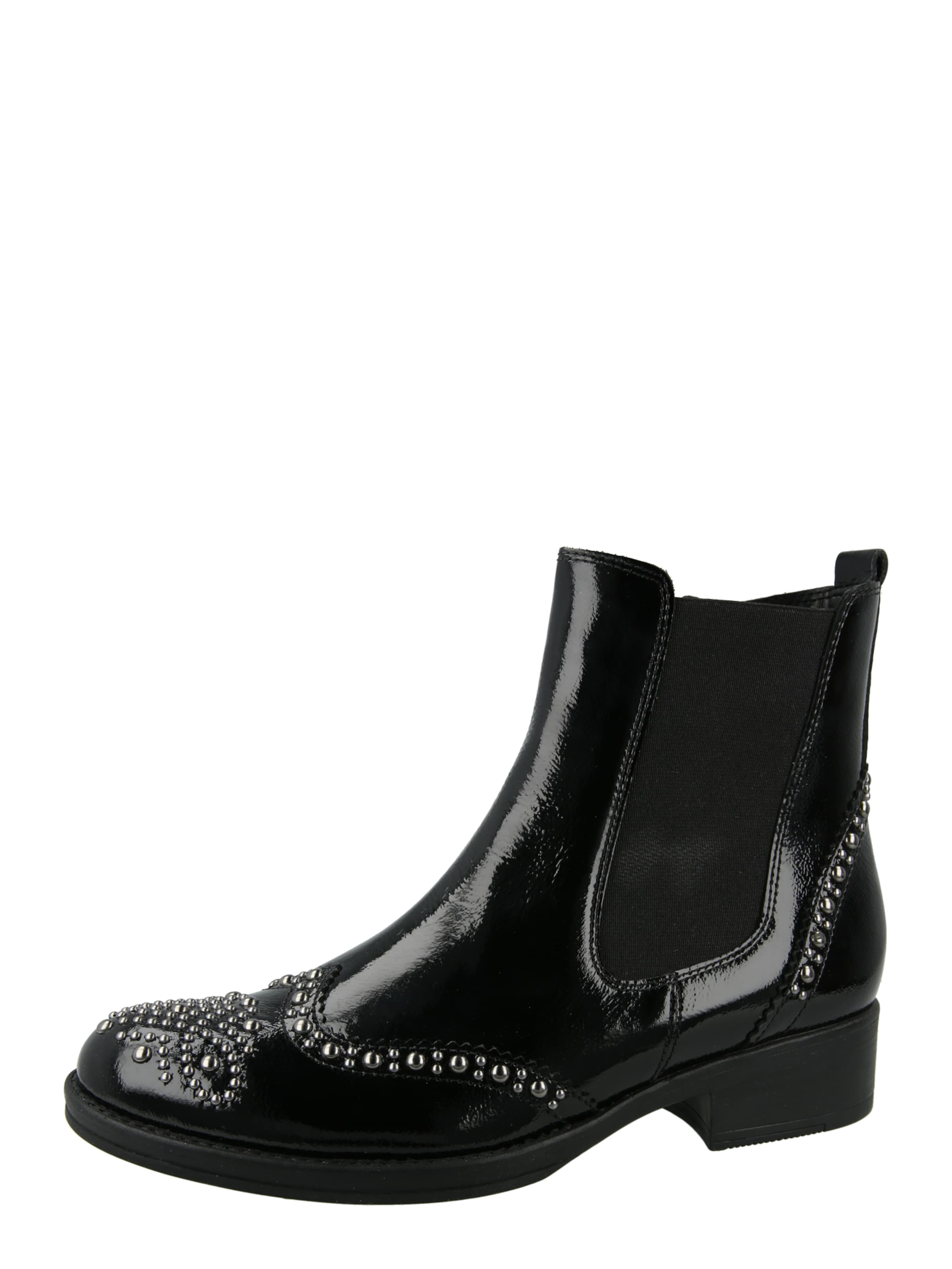 GABOR Enkellaarsjes in Zwart: voorkant