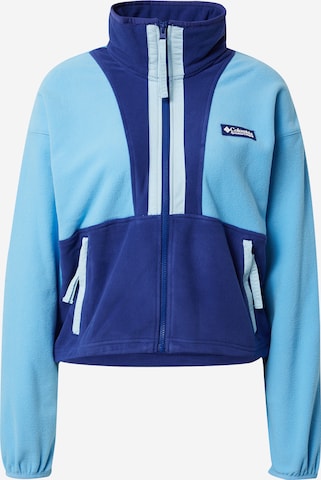 Veste en polaire fonctionnelle 'Back Bowl' COLUMBIA en bleu : devant