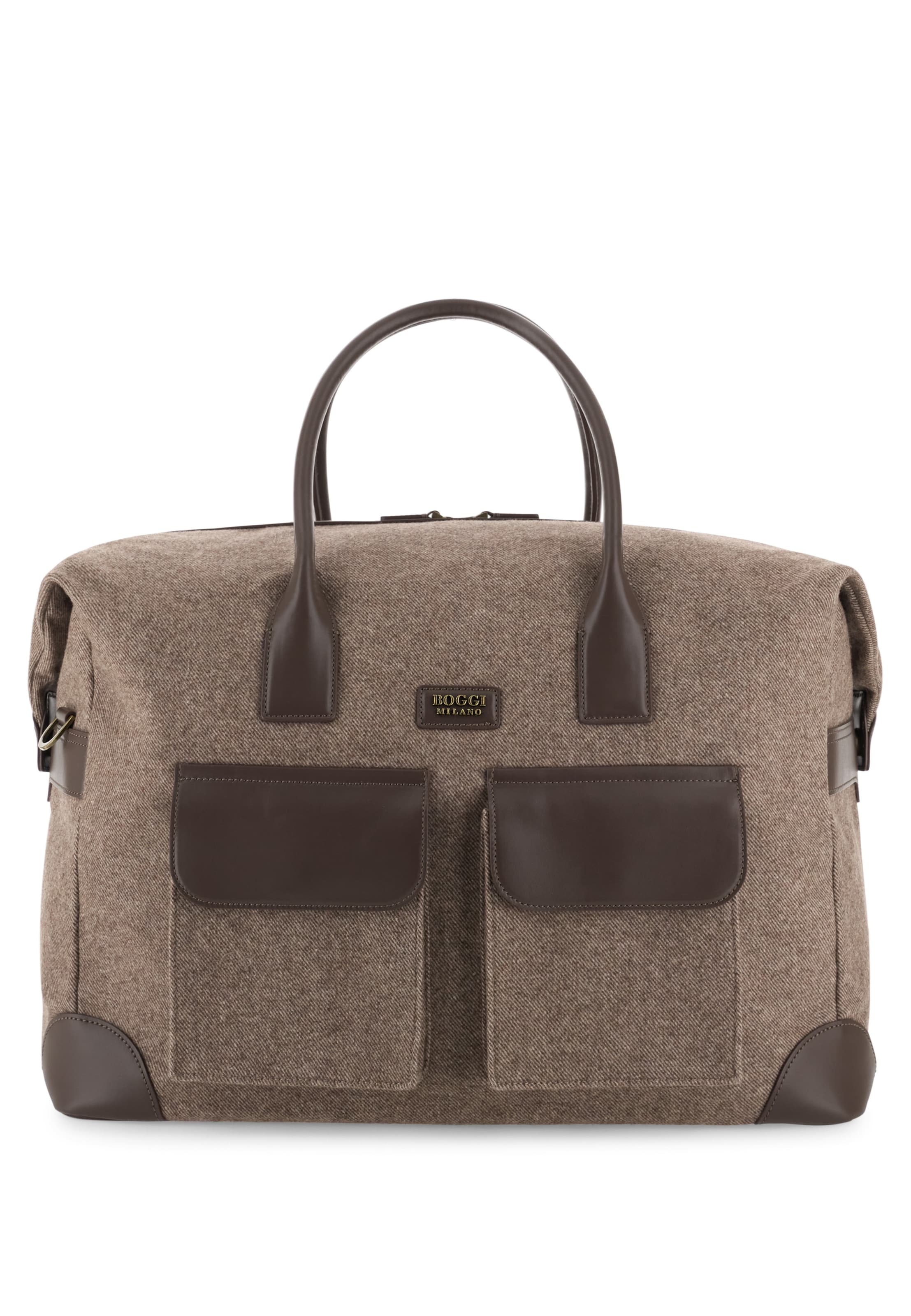 Boggi Milano Reisetasche in Braun: Vorderseite