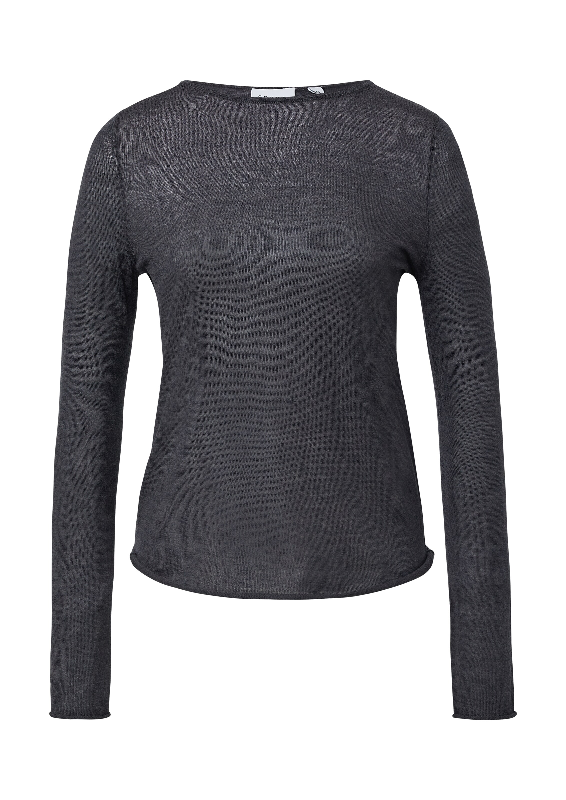 comma casual identity Sweater in Black: front