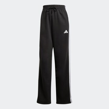 ADIDAS SPORTSWEAR - Loosefit Pantalón deportivo en negro: frente