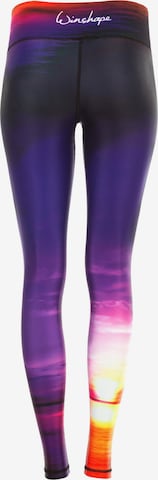 Winshape Skinny Sportovní kalhoty 'AEL102' – fialová