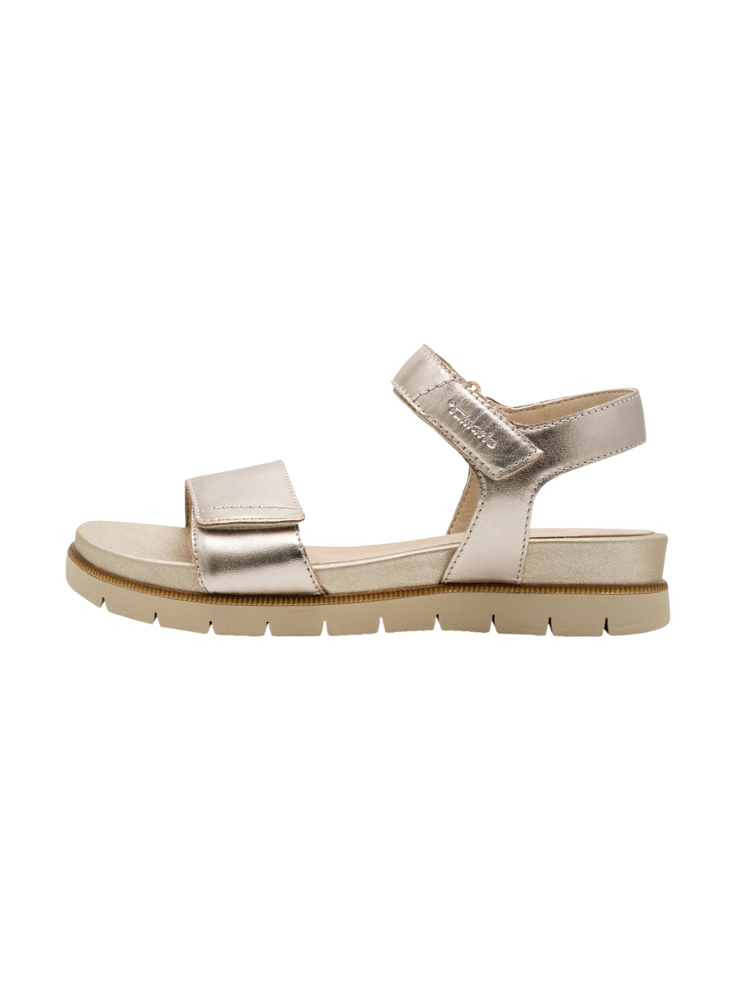 Sandalo di Tamaris in argento: frontale