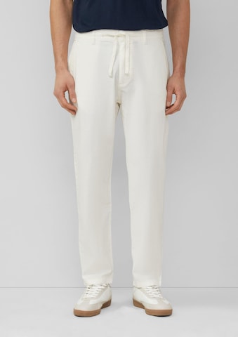 Regular Pantalon chino ' DETROIT ' s.Oliver en beige : devant
