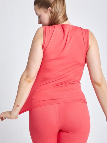 SPORTKIND Sporttop 'Loose Fit V-Neck' in Oranje