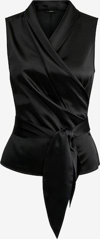 Camicia da donna di Lilysilk in nero: frontale