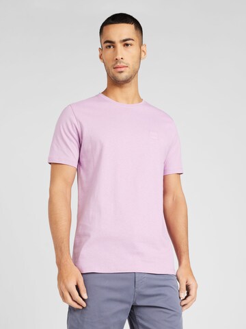 BOSS T-Shirt 'Tales' in Lila: predná strana