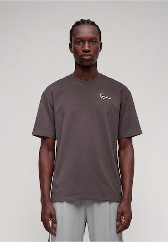 T-Shirt 'Signature Hoop' Karl Kani en gris : devant