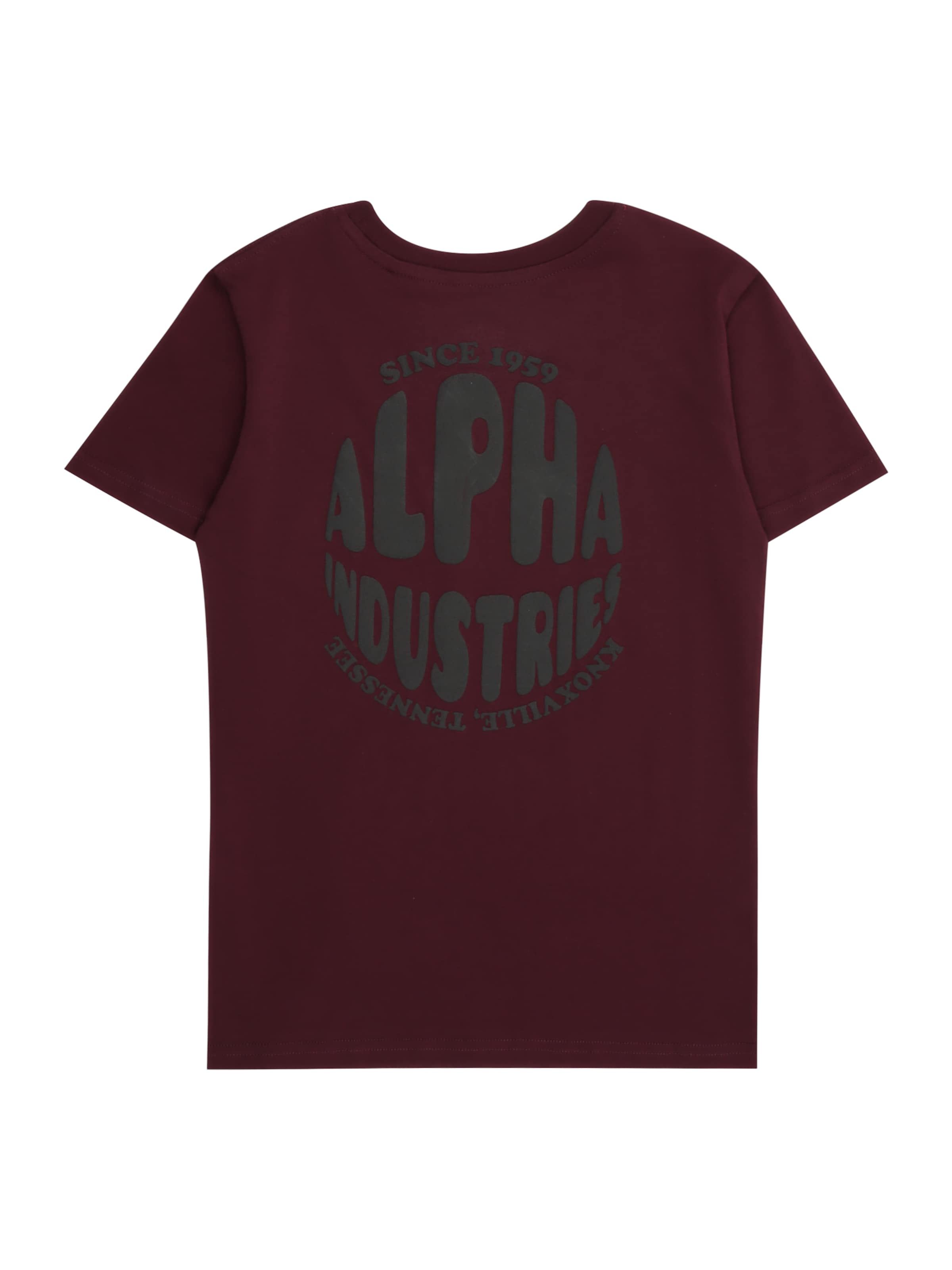 ALPHA INDUSTRIES Футболка в Красный