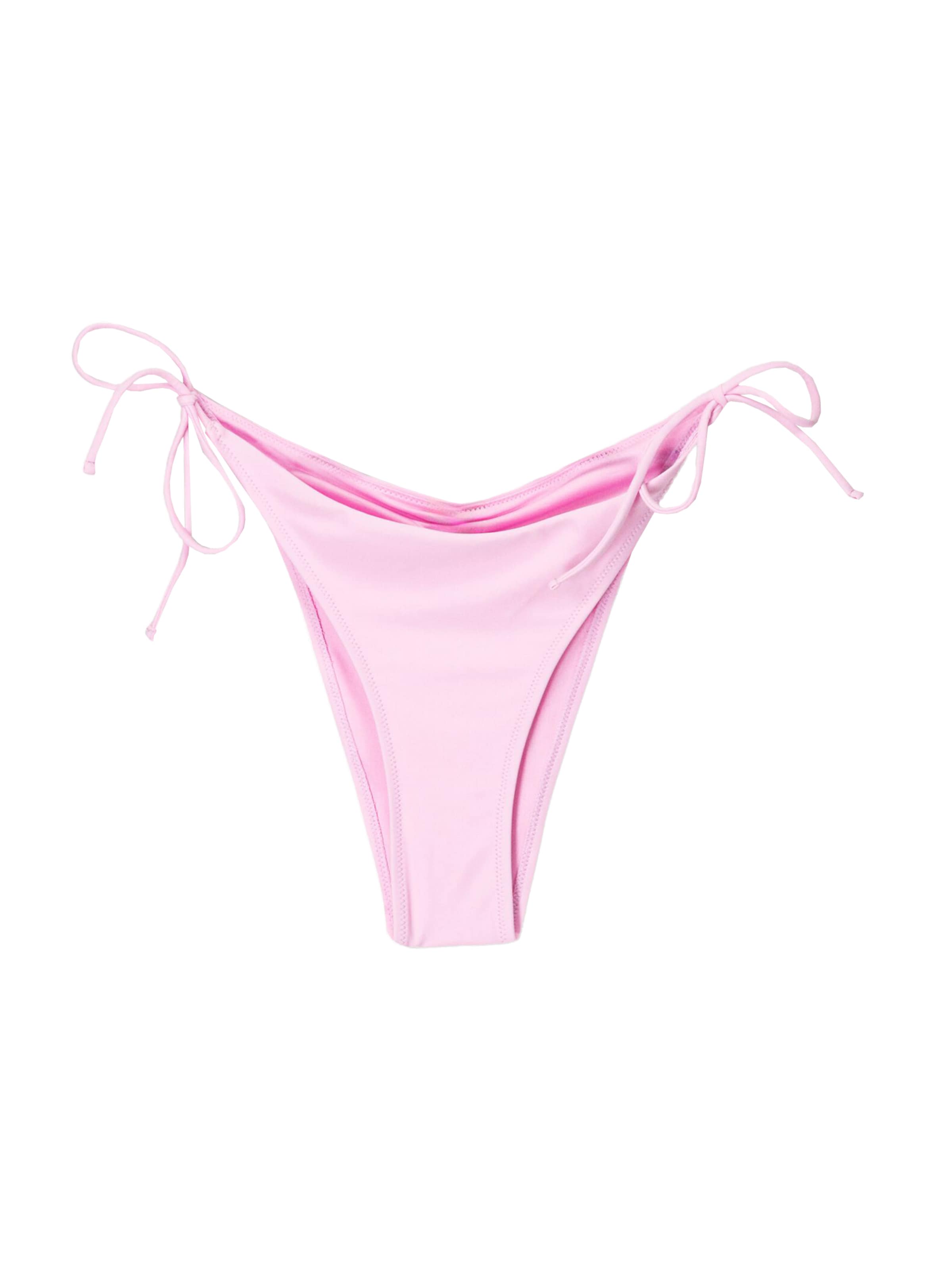 Bershka Dół bikini w kolorze różowy: przód