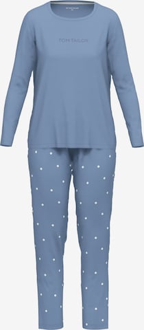 TOM TAILORPidžama - plava boja: prednji dio