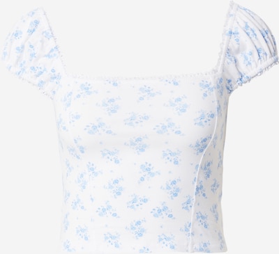 HOLLISTER Blouse in Light blue / White, Item view