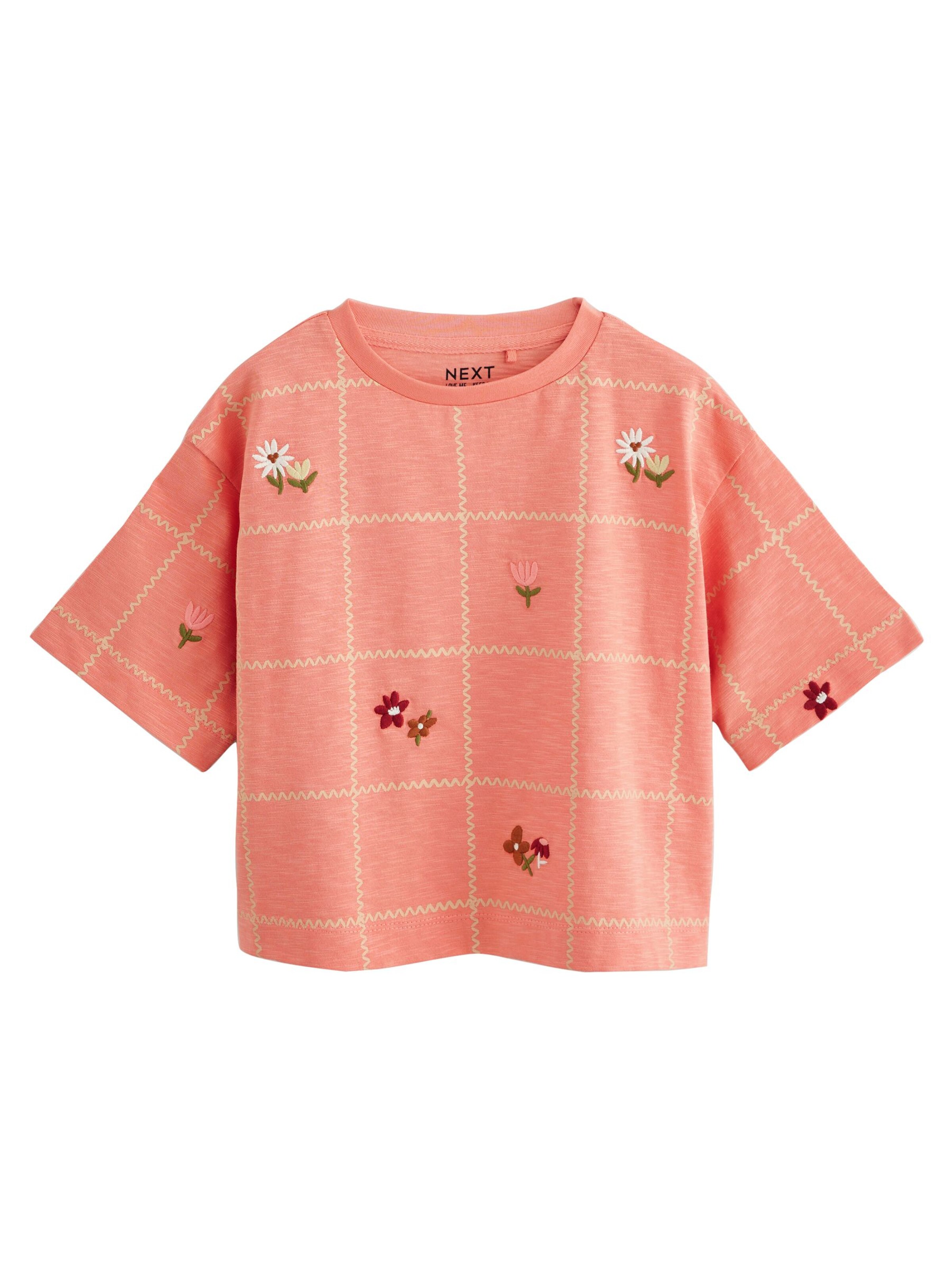 T-Shirt Next en orange : devant