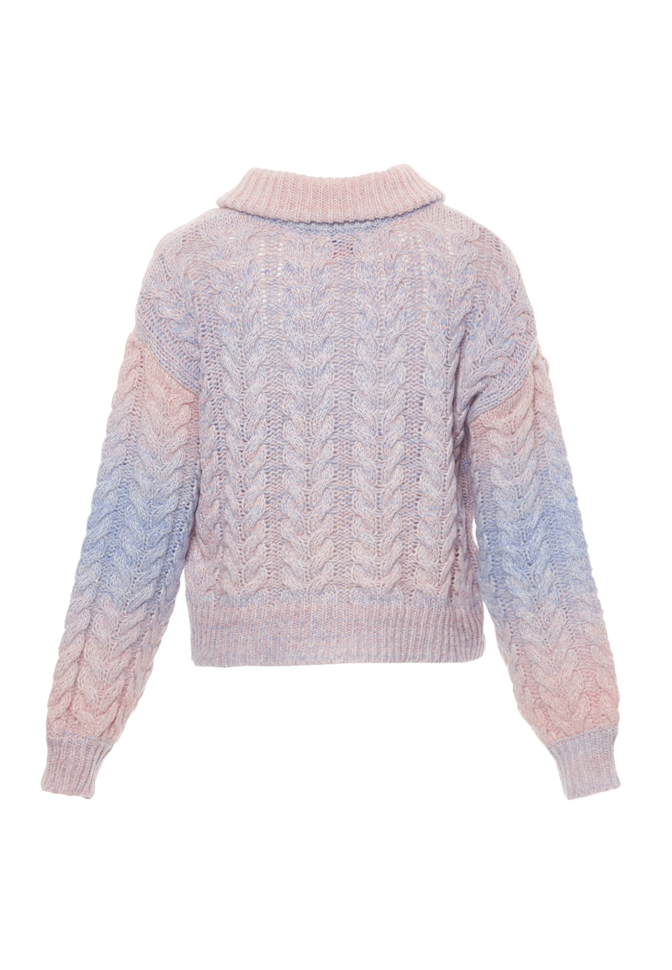 MYMO Pletena jopa | roza barva