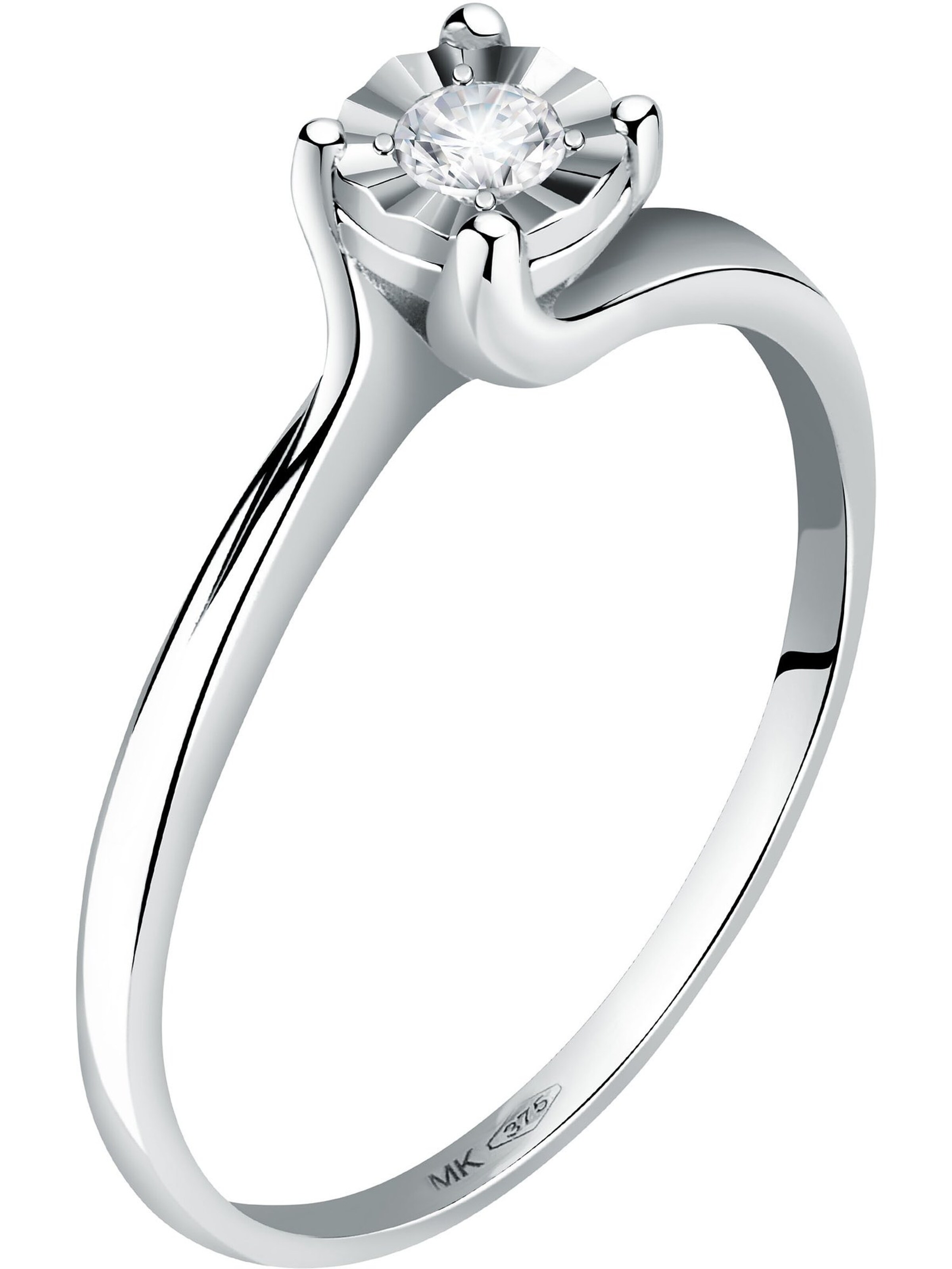 CHRIST Ring in White: front
