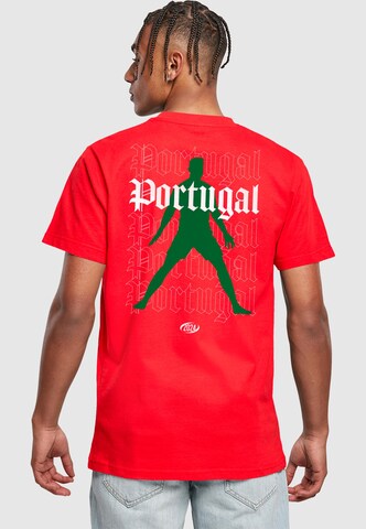 Mister Tee Tričko 'Pose Profissional' – červená