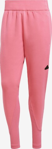 Pantalon de sport 'Z.N.E. Premium' ADIDAS SPORTSWEAR en rose : devant