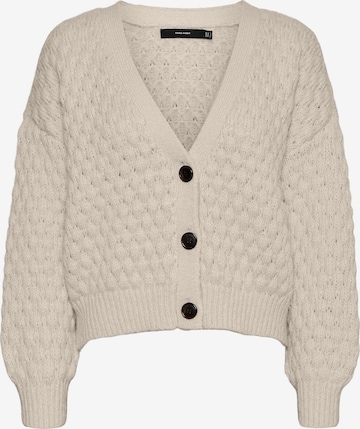 VERO MODA Gebreid vest 'Winnie' in Beige: voorkant