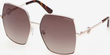Occhiali da sole di GUESS in oro: frontale