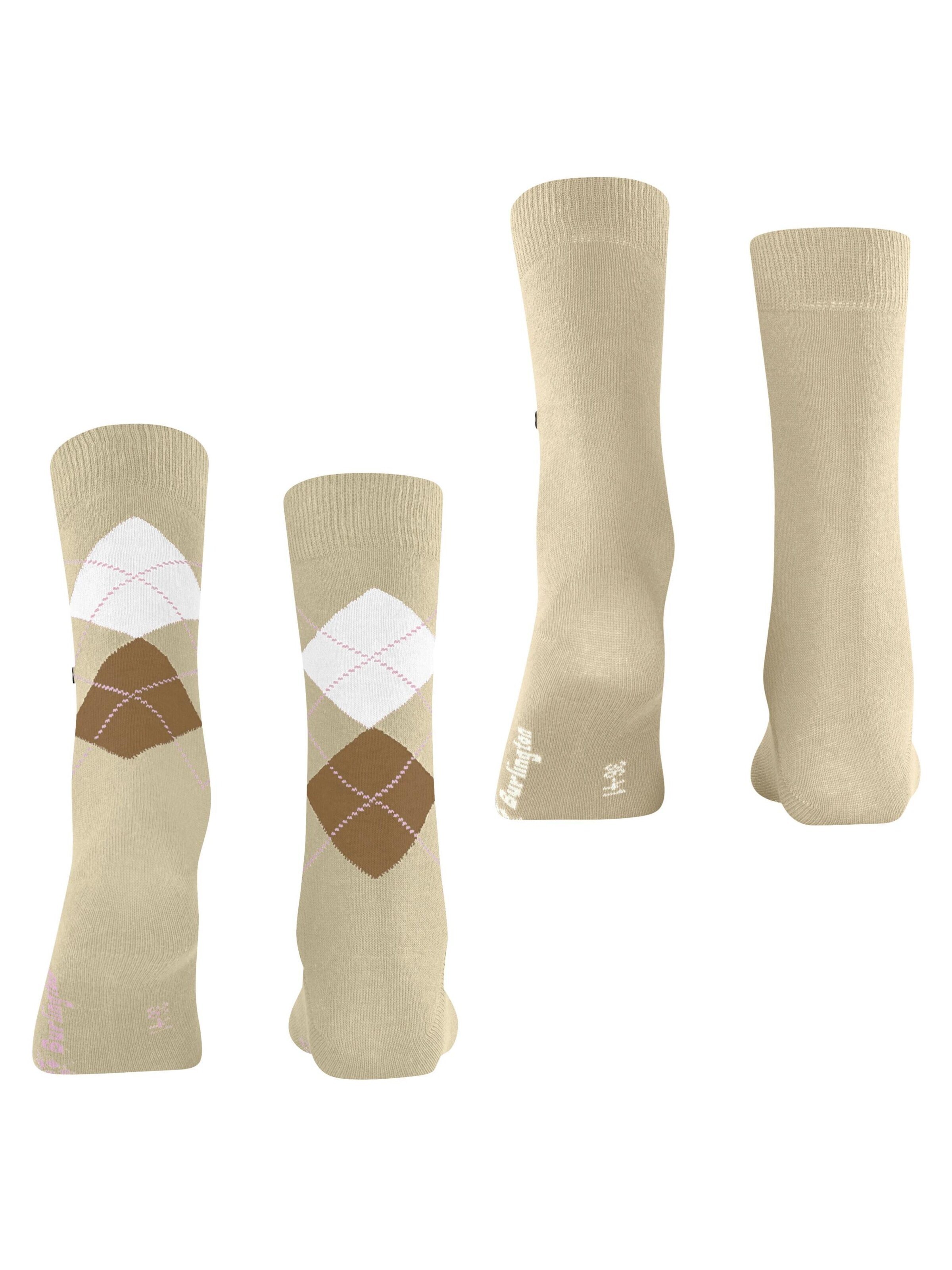BURLINGTON Socken 'Everyday Mix 2-Pack'‌‌‌‌‌‌‌‌‌ in Beige