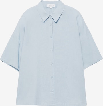 Pull&Bear Bluse in Blau: Vorderseite