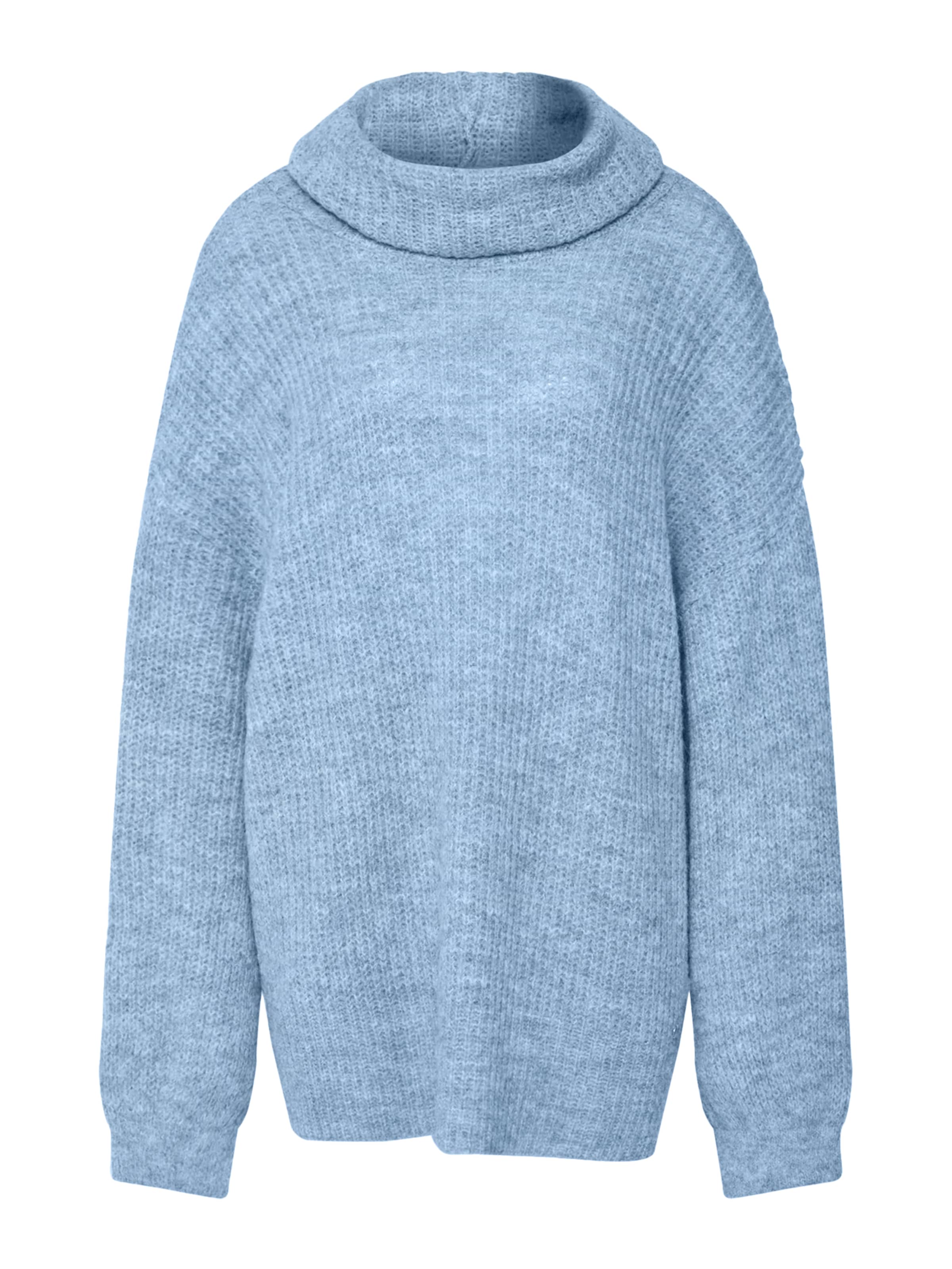 LeGer by Lena Gercke Maxi svetr 'Juna' – modrá: přední strana