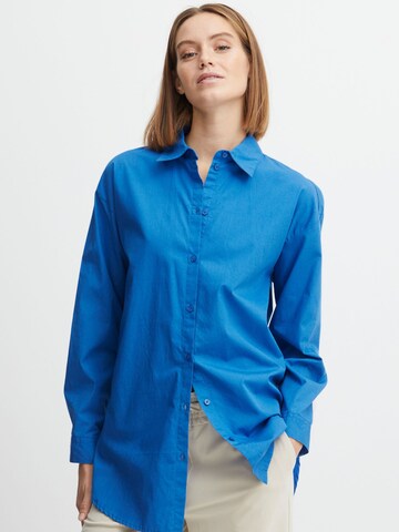 Chemisier 'Gamze' b.young en bleu : devant
