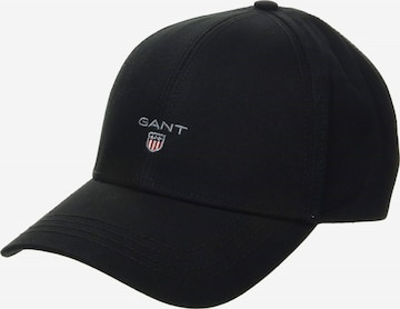 GANT Cap in Black: front