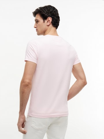 rozā TOMMY HILFIGER Slim fit T-Krekls