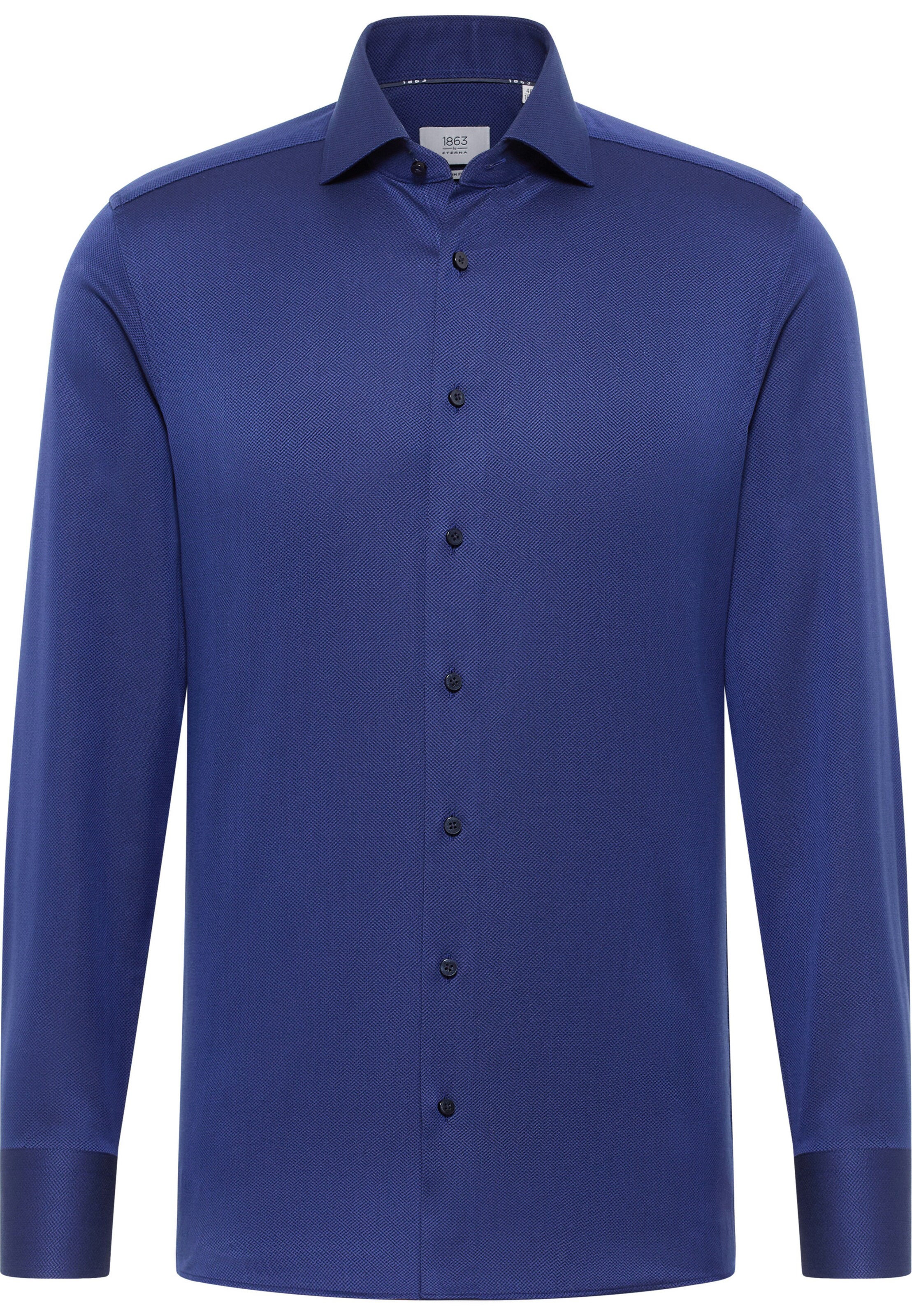 ETERNA Slim fit Business Shirt in Blue: front