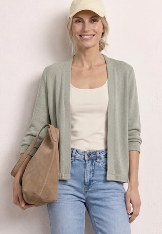 STREET ONE Strickjacke in Grün: Vorderseite