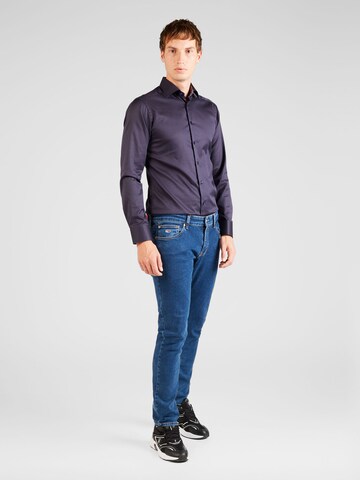 ETON Slim fit Overhemd in Blauw