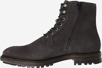 BLACKSTONE Lace-Up Boots in Grey