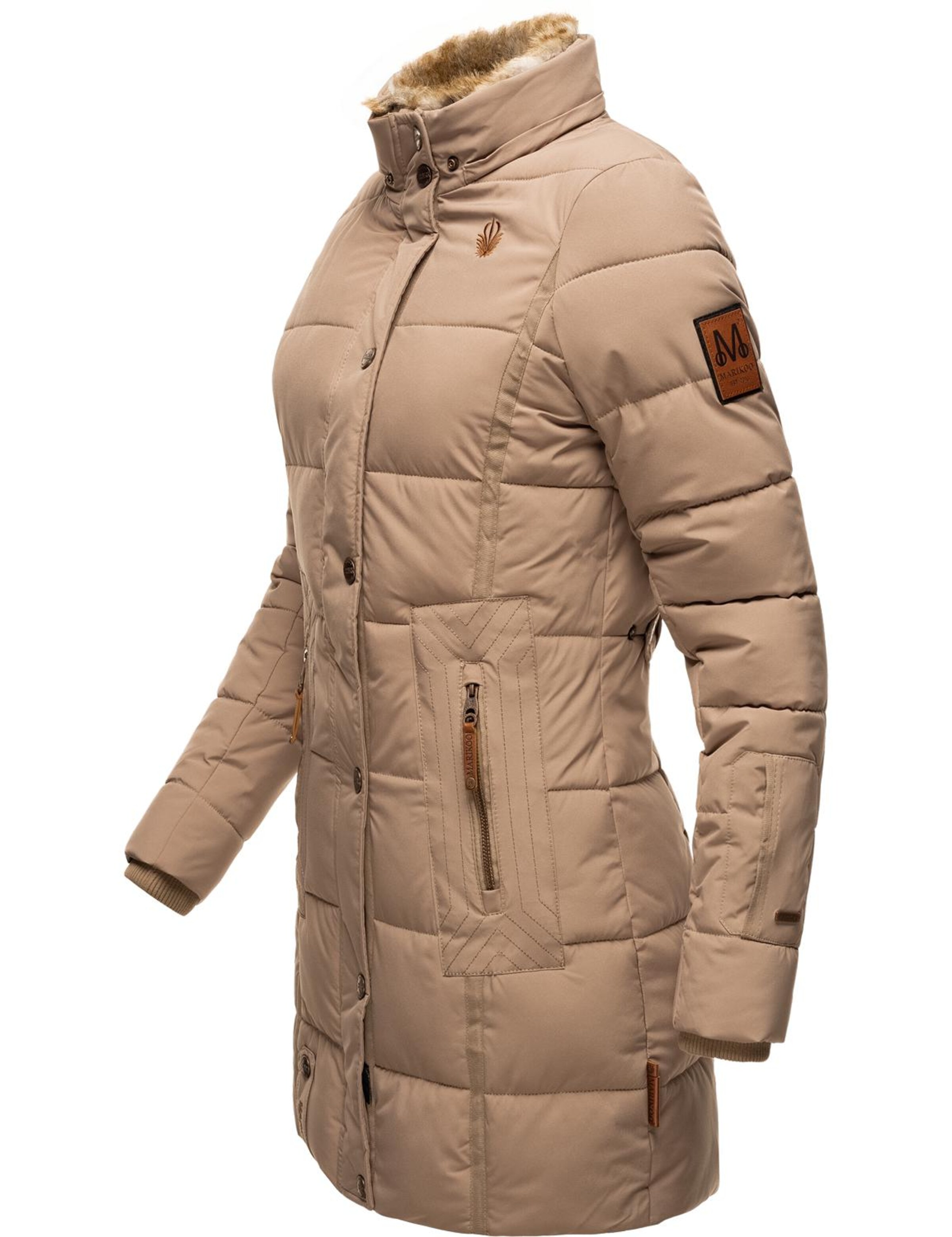 MARIKOO Χειμερινό παλτό σε καφέ