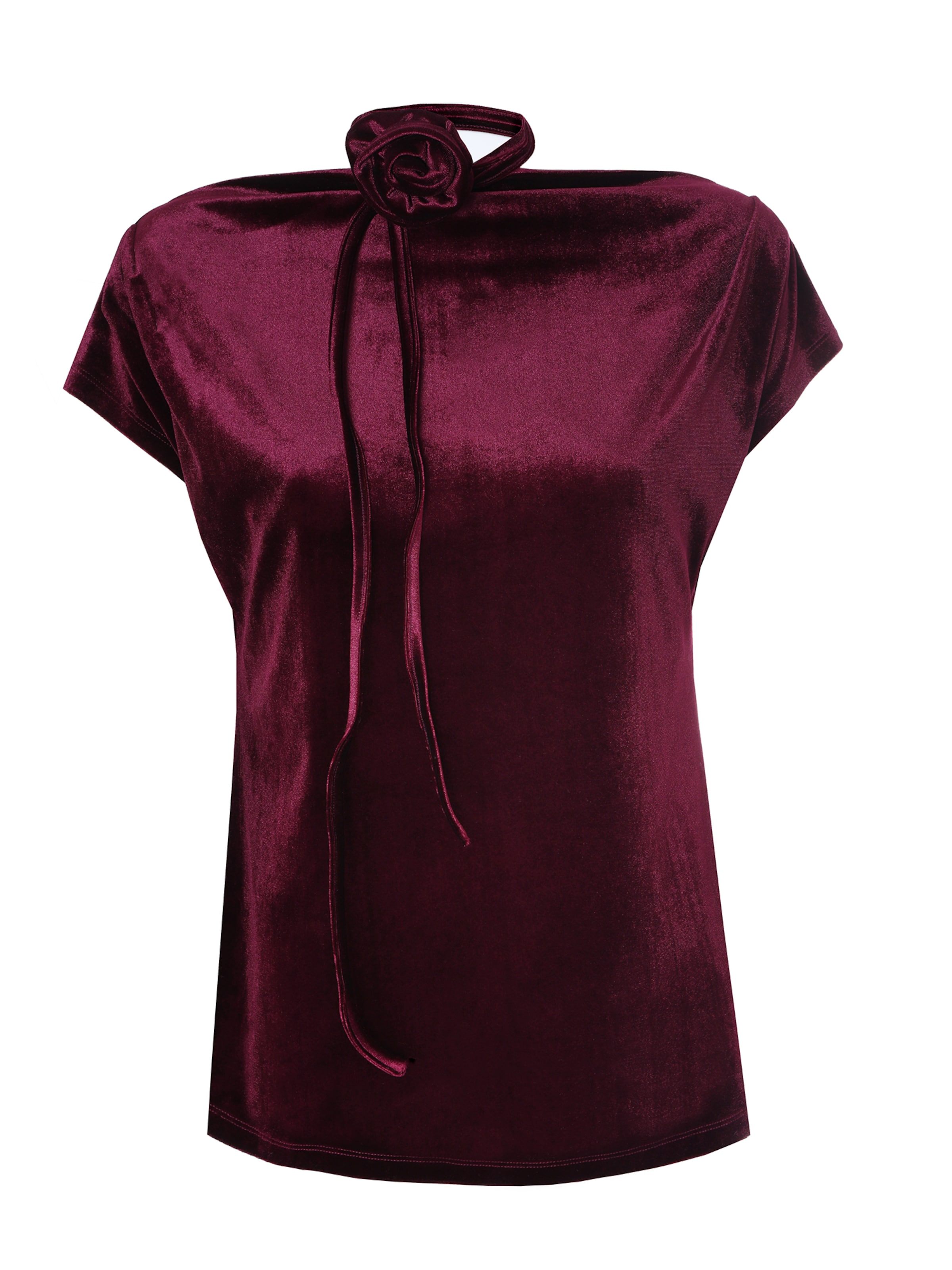 TATUUM Blouse 'Bulan 1' in Red: front