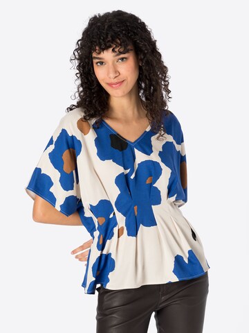 Marimekko Bluse 'Agda Liito' in Blau: predná strana