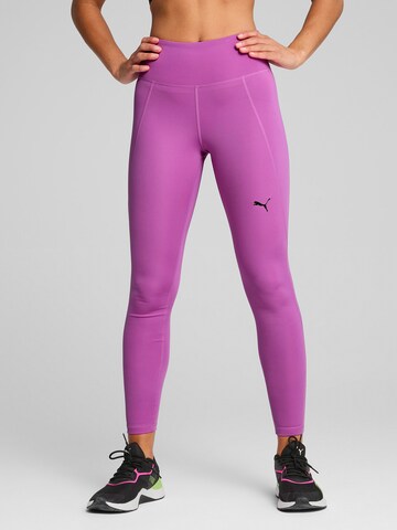 Skinny Pantaloni sportivi 'TAD Essential' di PUMA in lilla: frontale