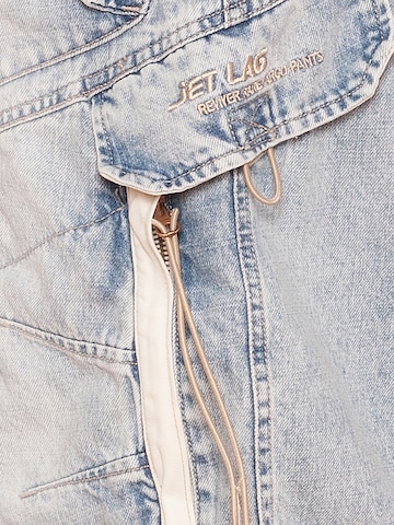 JET LAG Baggy Cargo Jeans 'Evan' in Blue