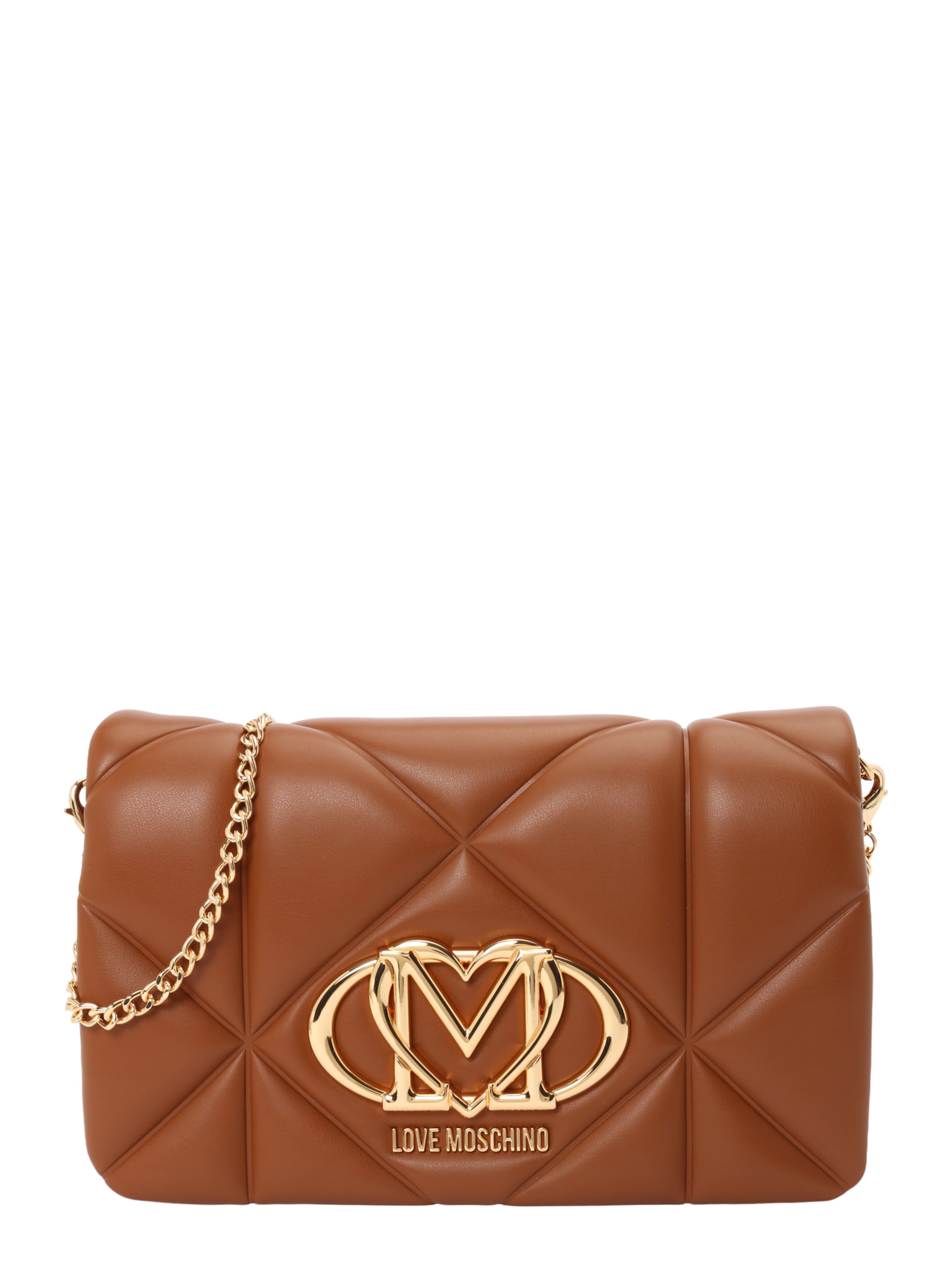 Love Moschino Чанта с презрамки в кафяво: отпред