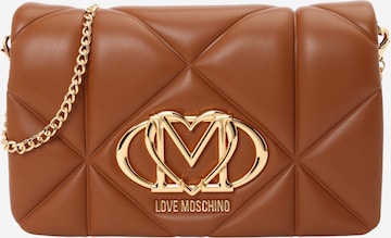 Love Moschino Olkalaukku värissä ruskea: etupuoli