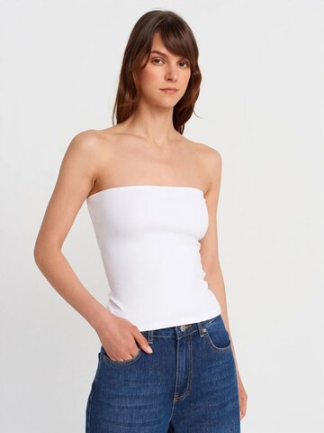 Dilvin Blouse 'Blusen' in Wit: voorkant