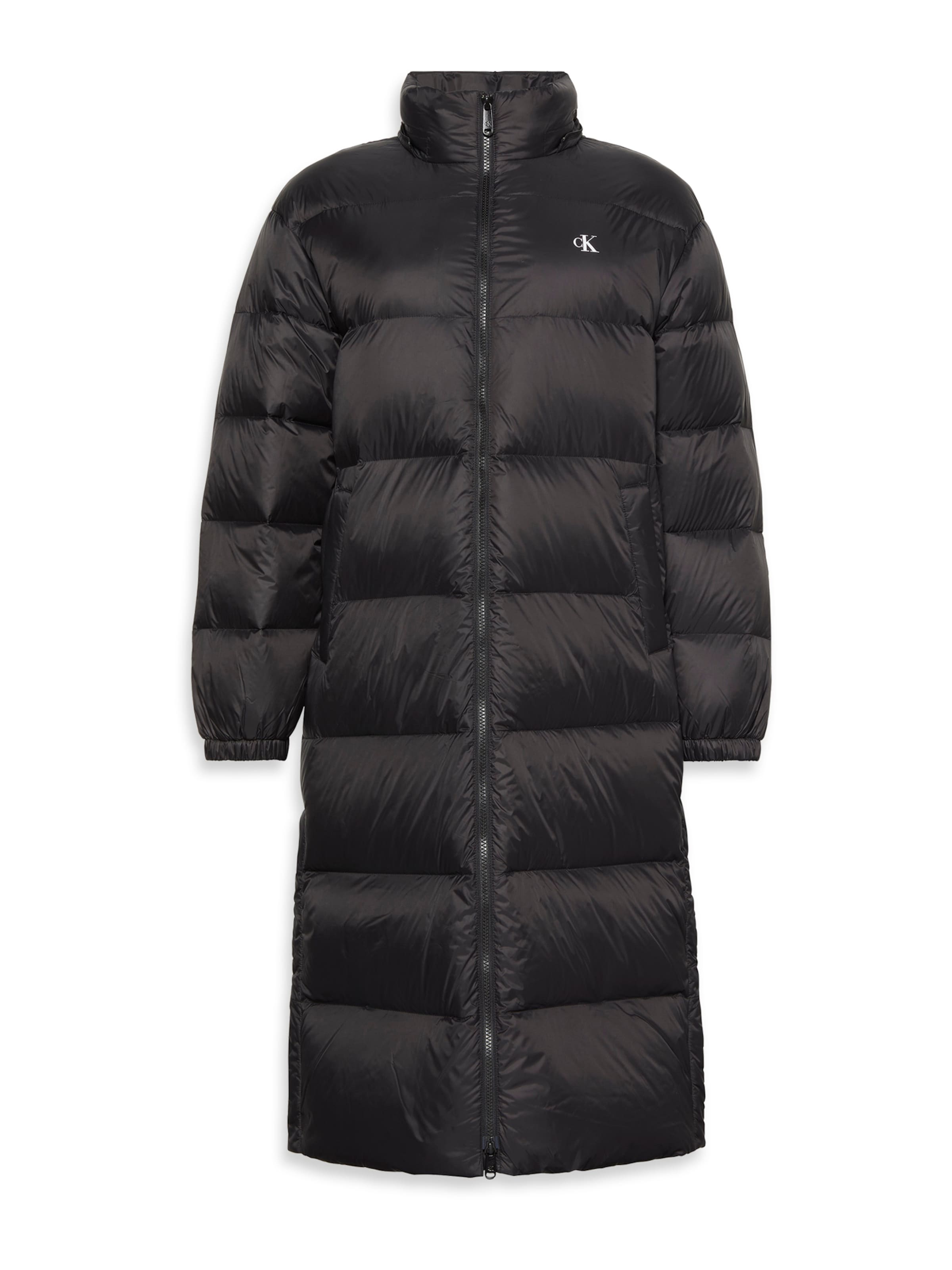 Calvin Klein Jeans Přechodná bunda 'Essential' – černá: přední strana