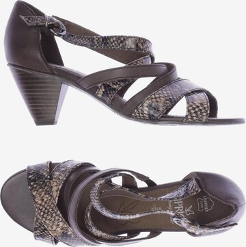 CAPRICE Sandals & High-Heeled Sandals in 38 in Brown: front